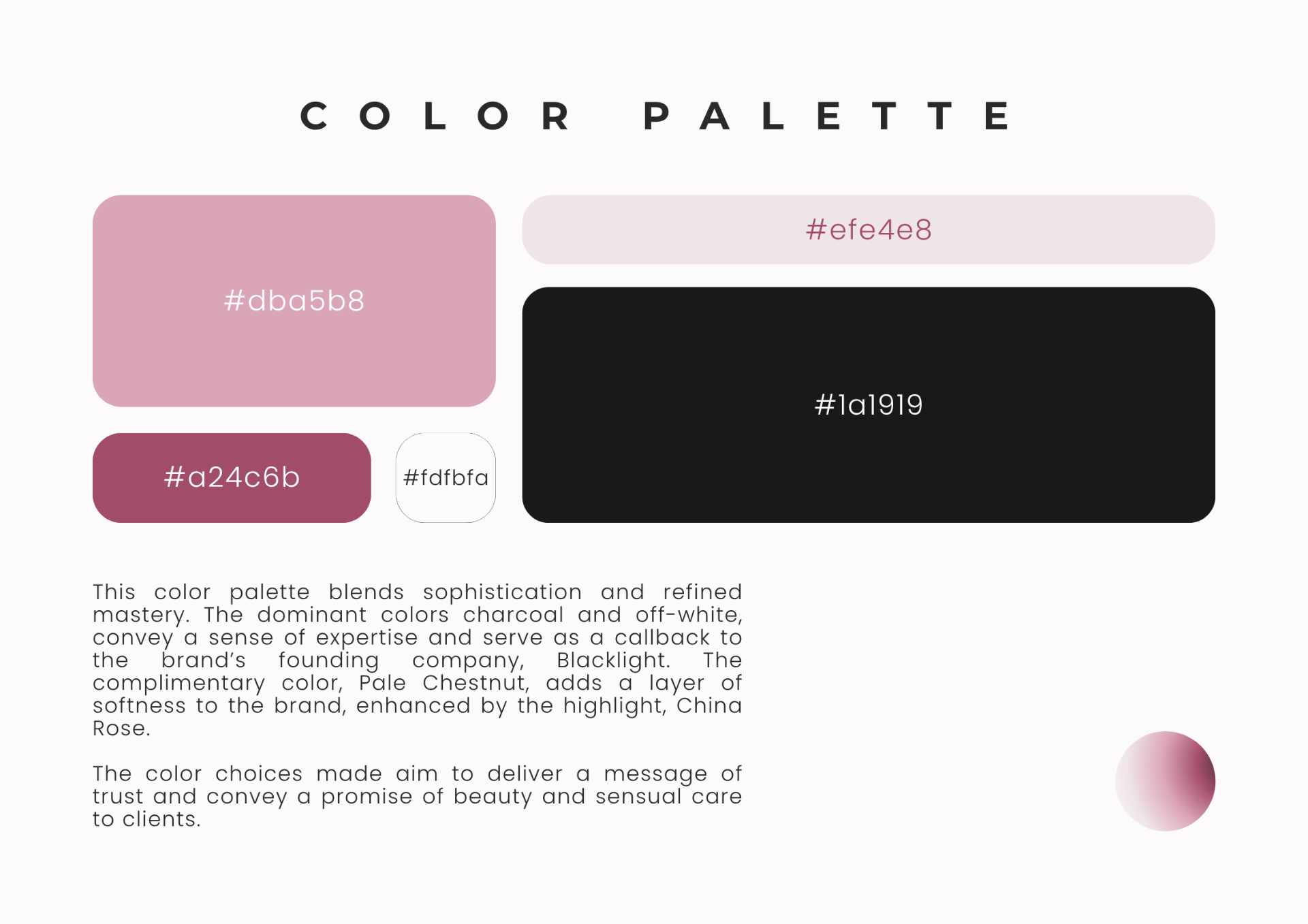 Beauty Light — Color Palette